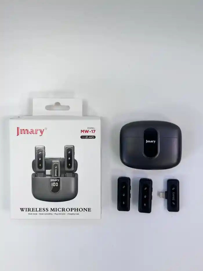 Jmary MW-17 2.4G Dual Wireless Microphone for Mobile phone (Type-C)